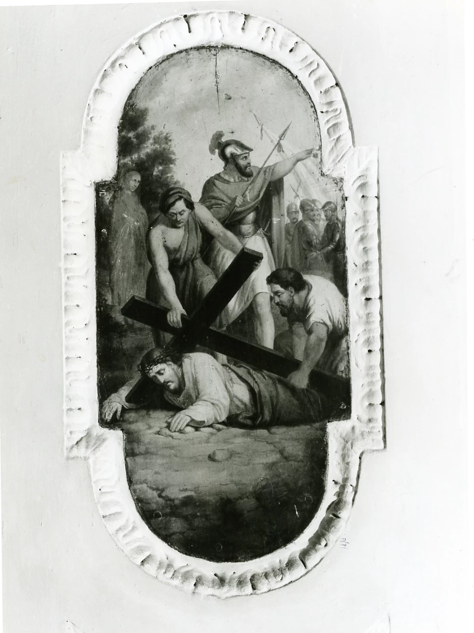 Via Crucis - Gesù cade sotto la croce la seconda volta, Napoli